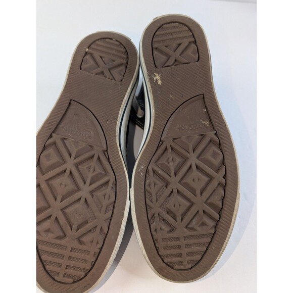 Converse Chuck Taylor All Star Leather High Top Black Men 4 Women 6 - Picture 7 of 13